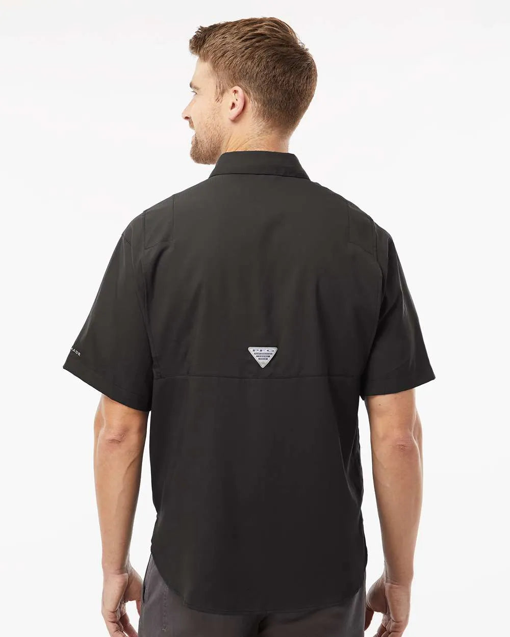 PFG Tamiami™ II Short Sleeve Shirt Black_2