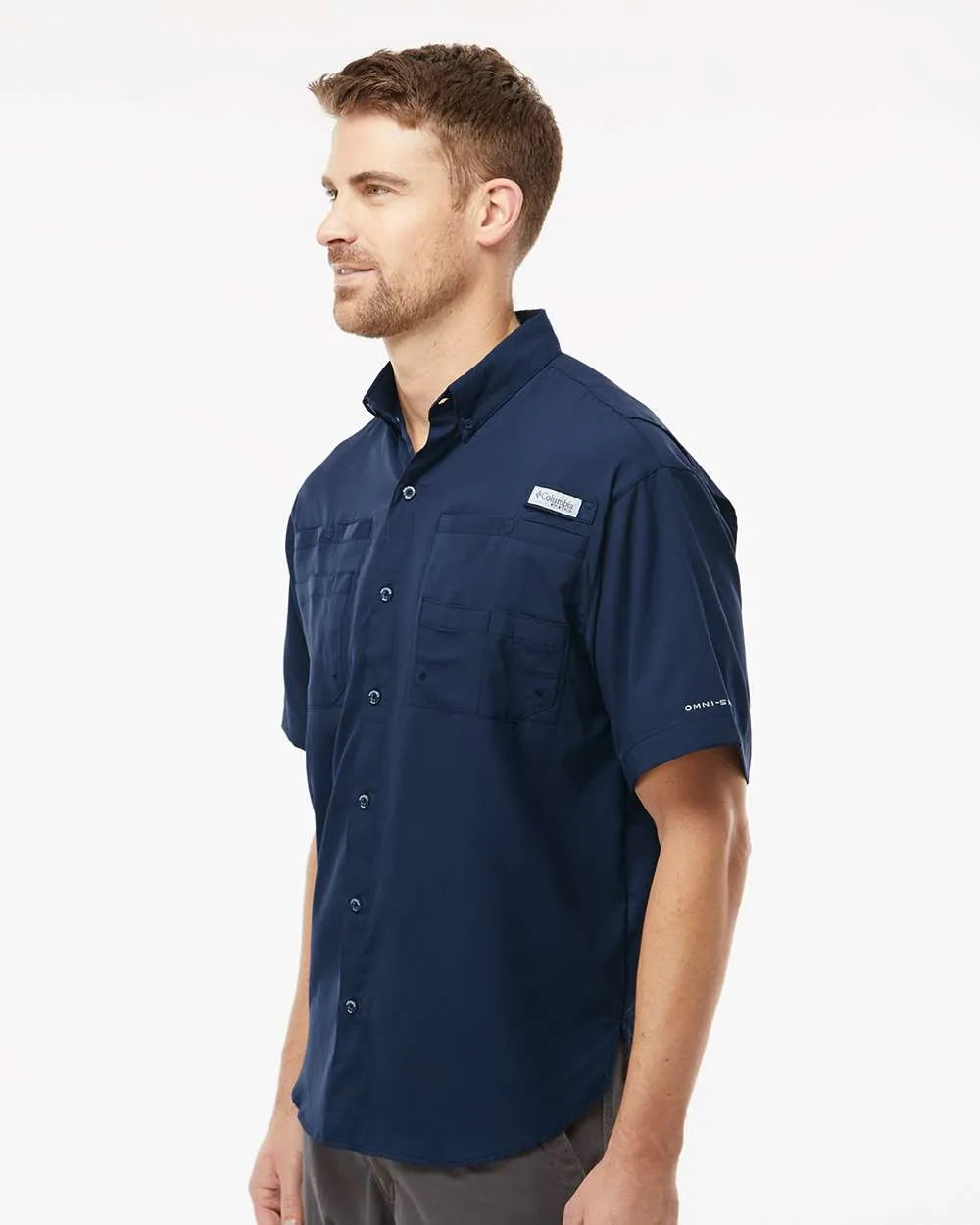 PFG Tamiami™ II Short Sleeve Shirt Collegiate Navy_1