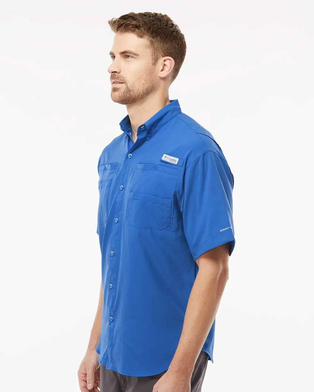 PFG Tamiami™ II Short Sleeve Shirt Vivid Blue_1