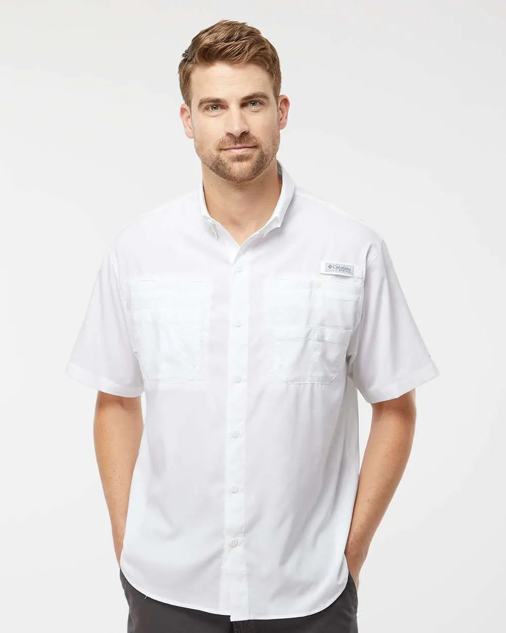 PFG Tamiami™ II Short Sleeve Shirt White