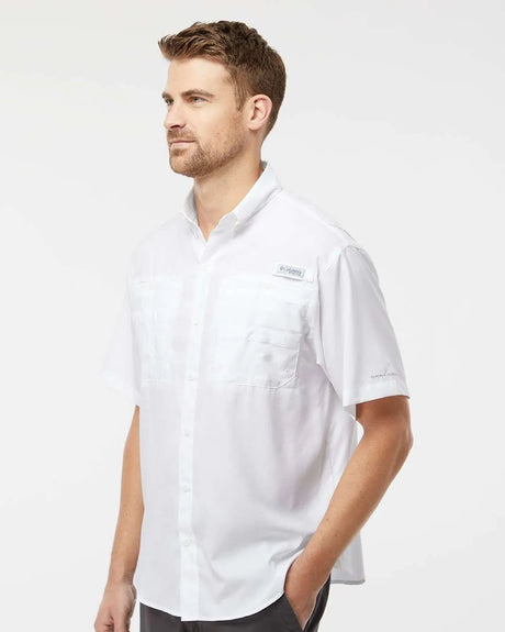 PFG Tamiami™ II Short Sleeve Shirt White_1