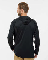 PFG Terminal Tackle™ Hooded Long Sleeve T-Shirt Black/ Cool Grey_1