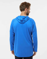 PFG Terminal Tackle™ Hooded Long Sleeve T-Shirt Vivid Blue/ Cool Grey_2