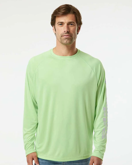 PFG Terminal Tackle™ Long Sleeve T-Shirt Key West/ Cool Grey