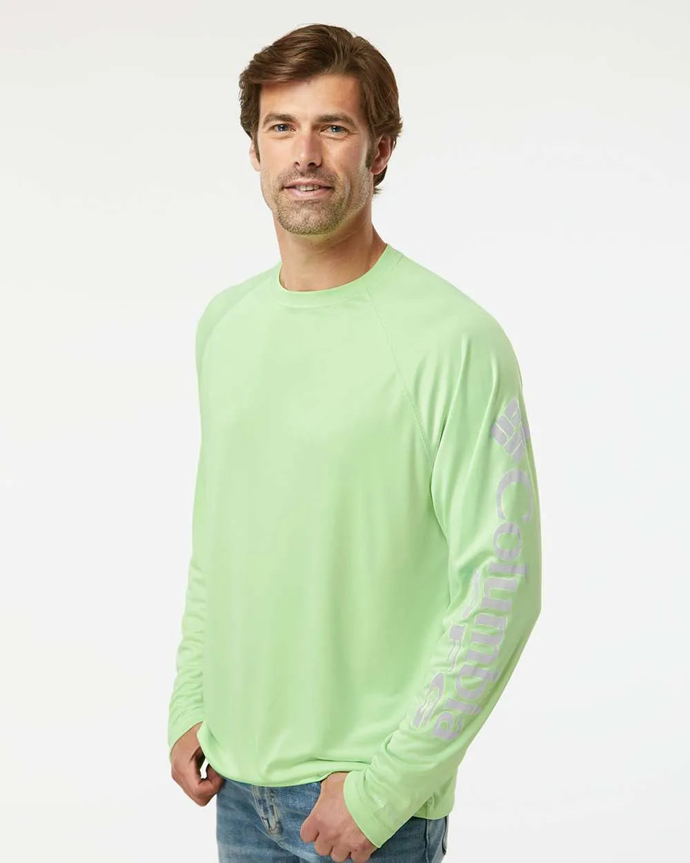 PFG Terminal Tackle™ Long Sleeve T-Shirt Key West/ Cool Grey_1