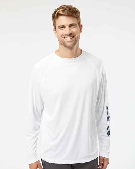 PFG Terminal Tackle™ Long Sleeve T-Shirt White/ Nightshade