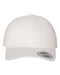 Peached Cotton Twill Dad Hat - white