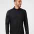 Performance Textured Quarter-Zip Pullover black