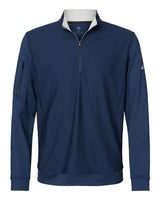 Performance Textured Quarter-Zip Pullover collegiate navy_3