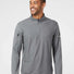 Performance Textured Quarter-Zip Pullover grey three