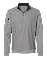 Performance Textured Quarter-Zip Pullover grey three_3