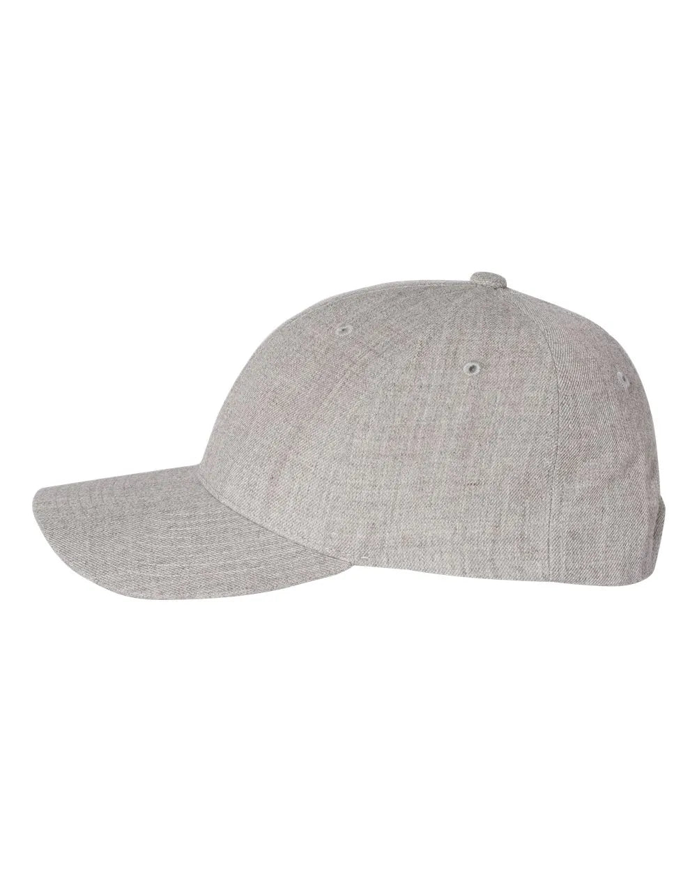 PremiumCurvedVisorSnapbackCap-heathergrey