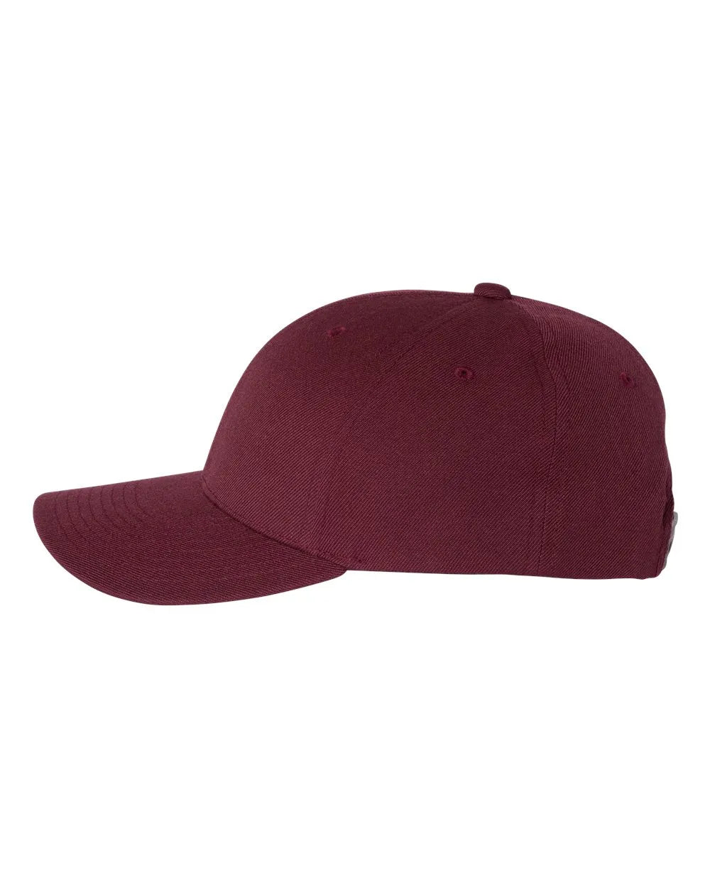 PremiumCurvedVisorSnapbackCap-maroon