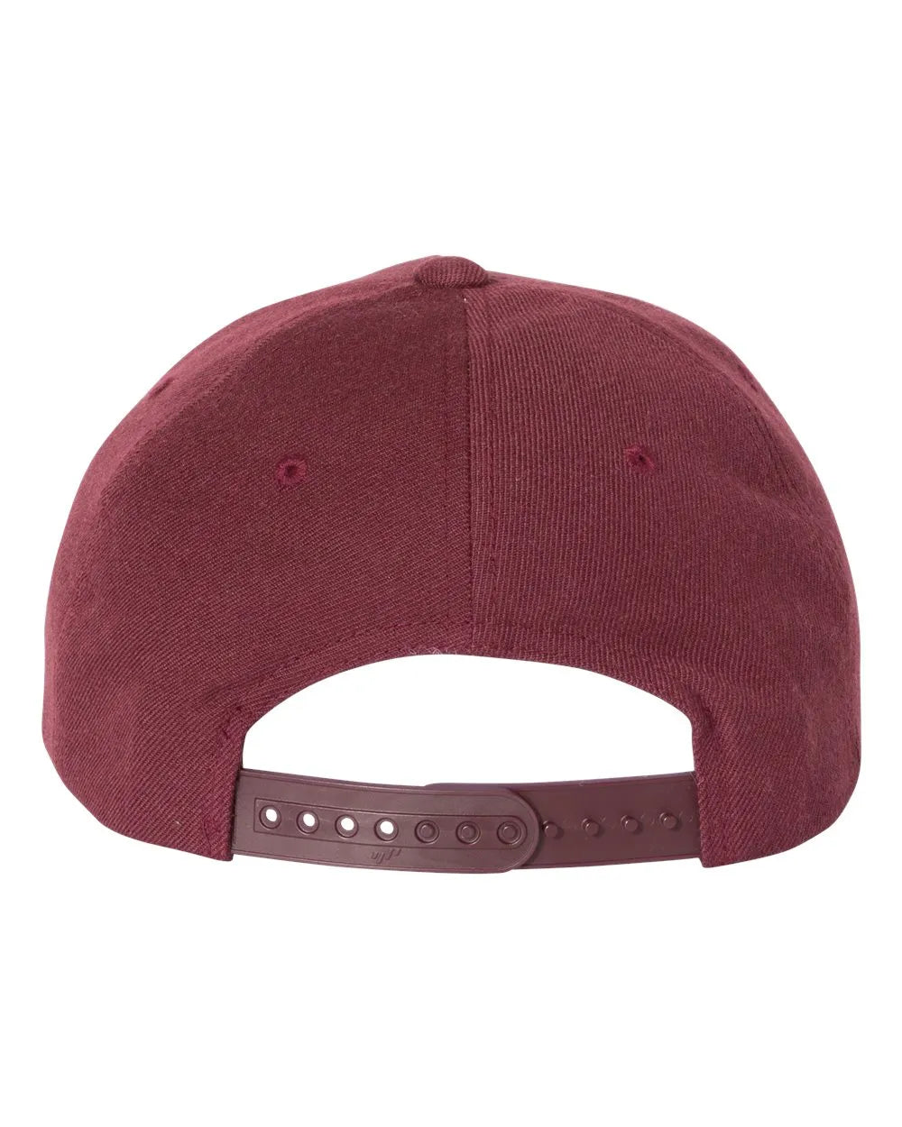 PremiumFive-PanelCurvedVisorSnapbackCap-maroon_1