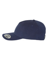 PremiumFive-PanelCurvedVisorSnapbackCap-navy