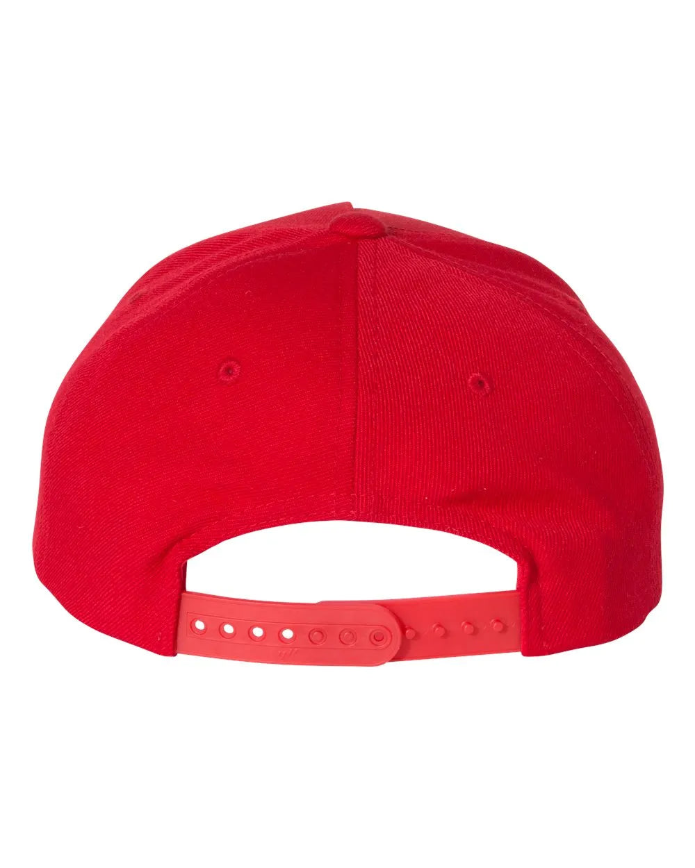 PremiumFive-PanelCurvedVisorSnapbackCap-red_1