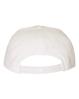 PremiumFive-PanelSnapbackCap-white