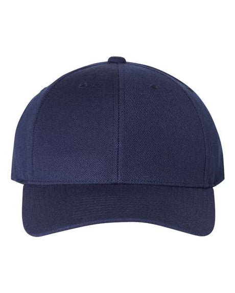Premium Curved Visor Snapback Cap Navy_1