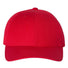Premium Curved Visor Snapback Cap Red_1