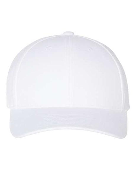 Premium Curved Visor Snapback Cap White_1