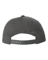 Premium Five-Panel Snapback Cap Dark Grey_3