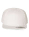 Premium Five-Panel Snapback Cap White_1