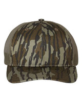 Printed_Trucker_Cap_-Mossy oak bottomland/ loden