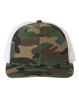 Printed Trucker Cap - Army Camo/ White