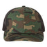Printed Trucker Cap Army Camo/ Black