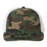 Printed Trucker Cap Army Camo/ White