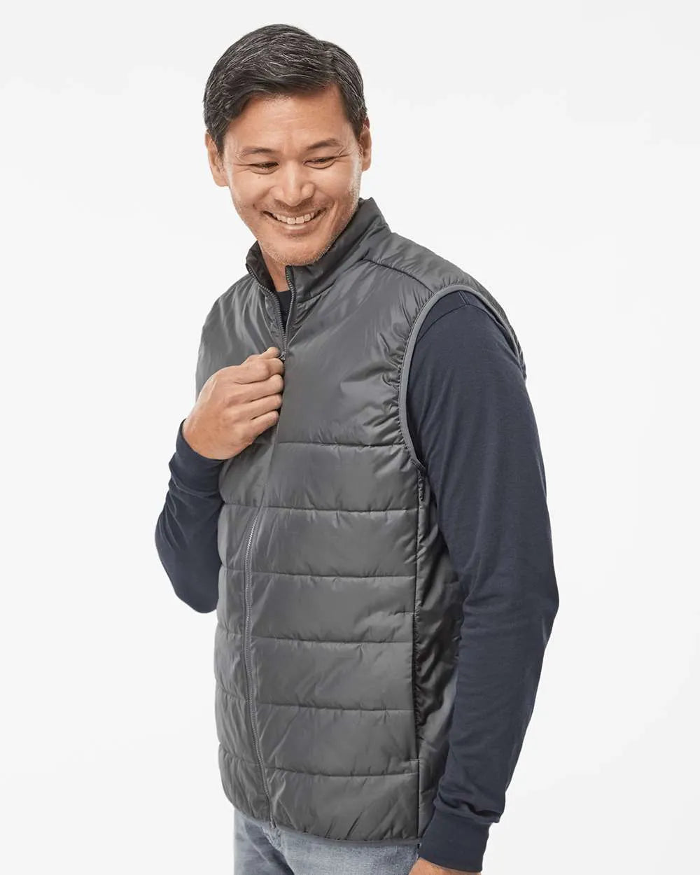 Puffer Vest grey five_1