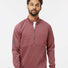 Quarter-Zip Pullover quiet crimson