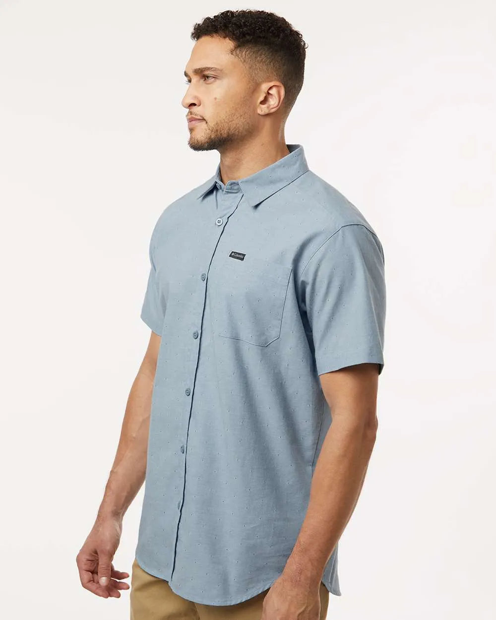 Rapid Rivers™ Novelty Short Sleeve Shirt Ripple Blue_1