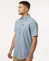 Rapid Rivers™ Novelty Short Sleeve Shirt Ripple Blue_1