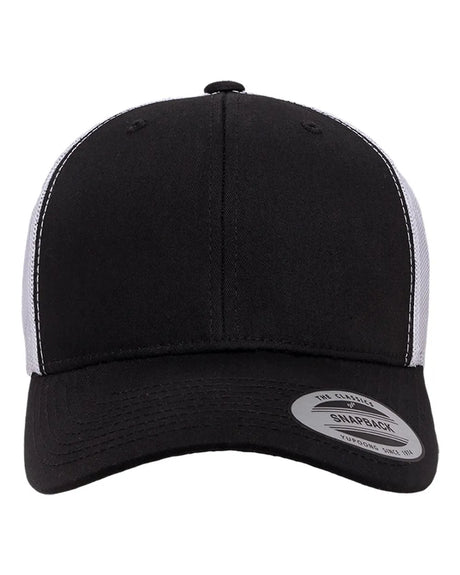 Retro Trucker Cap - Best Seller Black/ White