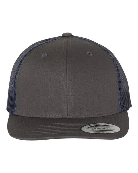 Retro Trucker Cap - Best Seller Charcoal/ Navy