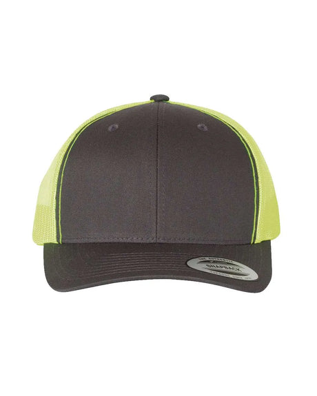 Retro Trucker Cap - Best Seller Charcoal/ Neon Green