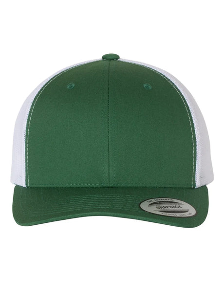 Retro Trucker Cap - Best Seller Evergreen/ White