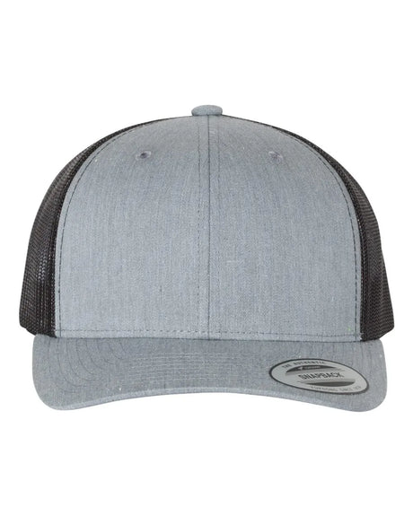 Retro Trucker Cap - Best Seller Heather Grey/ Black