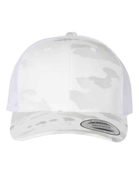 Retro Trucker Cap - Best Seller Multicam Alpine/ White