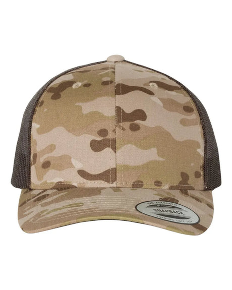 Retro Trucker Cap - Best Seller Multicam Arid/ Brown