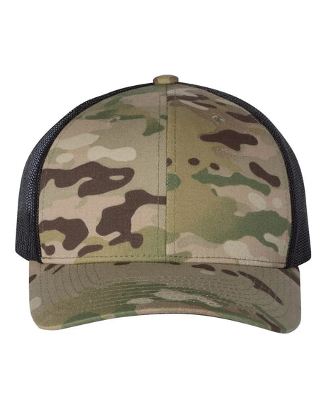 Retro Trucker Cap - Best Seller Multicam Green/ Black