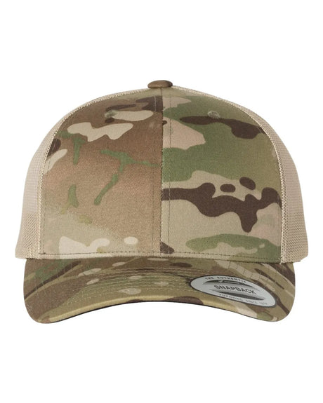 Retro Trucker Cap - Best Seller Multicam Green/ Khaki