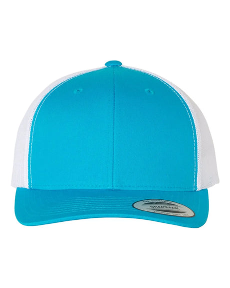 Retro Trucker Cap - Best Seller Turquiose/ White