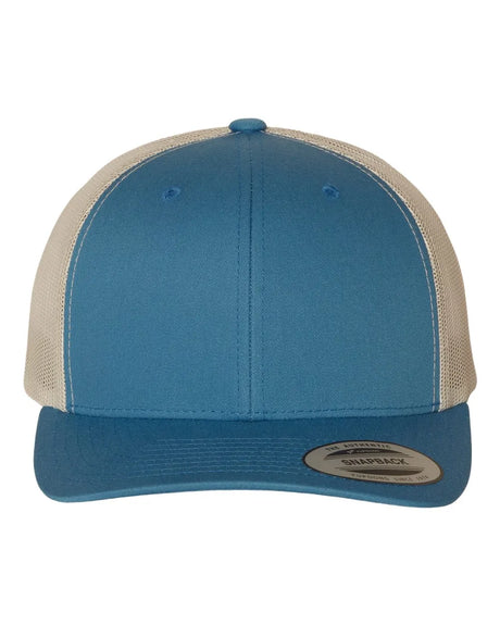 Retro Trucker Cap - Best Steel Blue/ Silver
