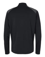 Shoulder Stripe Quarter-Zip Pullover black_5