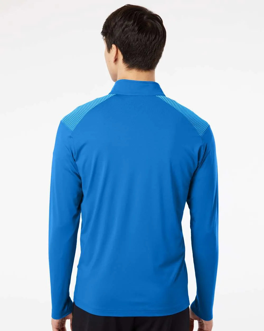 Shoulder Stripe Quarter-Zip Pullover glory blue_2