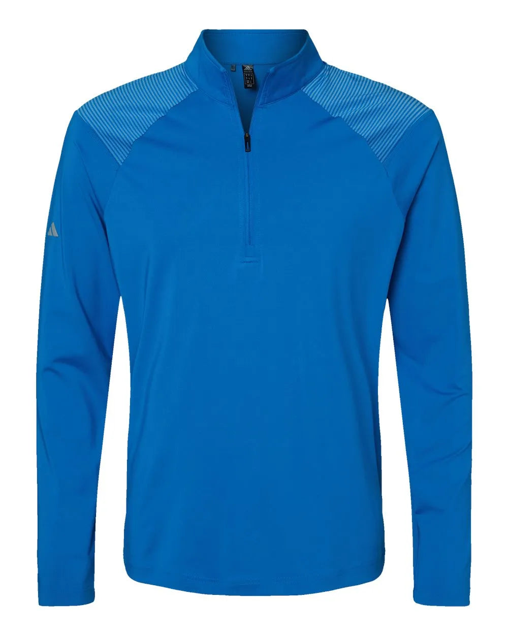 Shoulder Stripe Quarter-Zip Pullover glory blue_3