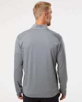 Shoulder Stripe Quarter-Zip Pullover grey three_2