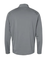 Shoulder Stripe Quarter-Zip Pullover grey three_5